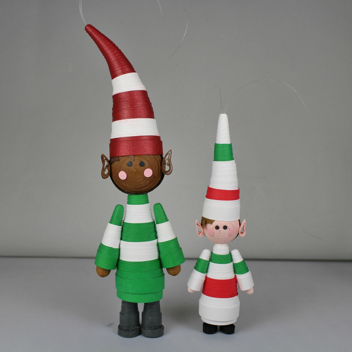 Christmas Elves Ornaments Small Large
